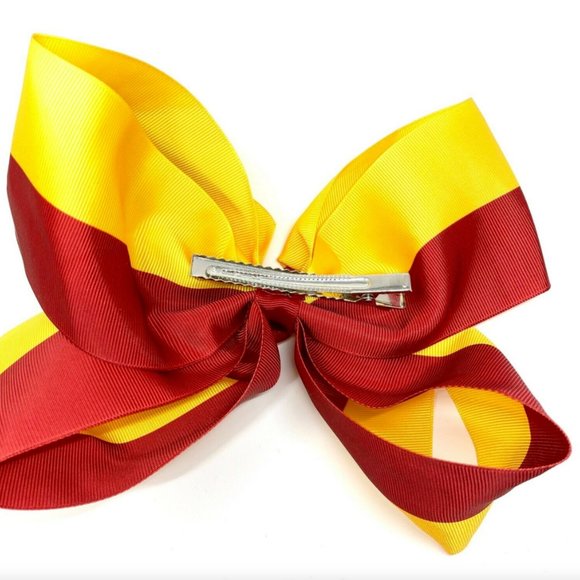 Exclusive USC 8" Jumbo Handmade HairBow Alligator - Picture 3 of 7